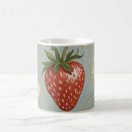 Caneca De Café Pastel Floral & Berry Delight