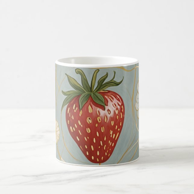 Caneca De Café Pastel Floral & Berry Delight (Centro)