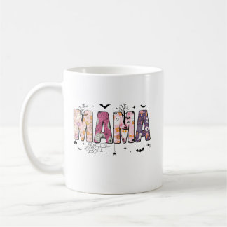 Caneca De Café Pastel Ghost and Pumpkin Mama Coffee Cup