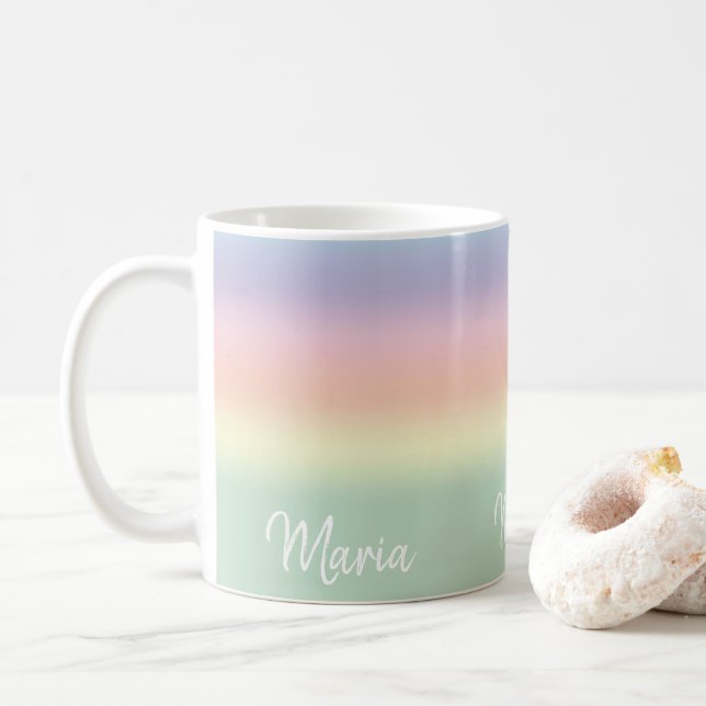 Caneca De Café Pastel Mug (Com Donut)