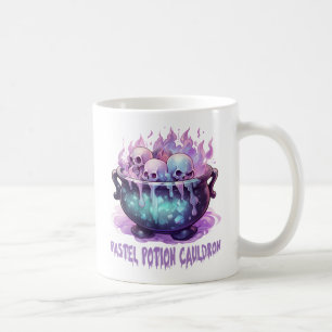 Caneca De Café Pastel Potion Cauldron