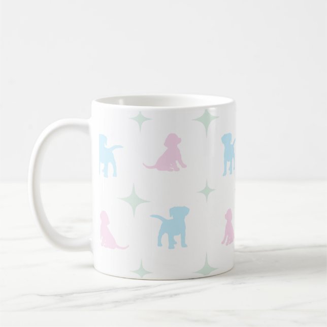 Caneca De Café Pastel Puppies Café Mug (Esquerda)