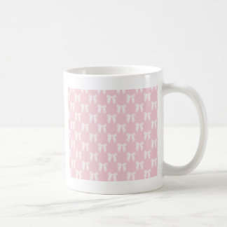Caneca De Café Pastel Rosa Bebê Com Arcos Brancos