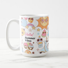 Caneca De Café Pastel Summer Vibes