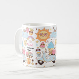 Caneca De Café Pastel Summer Vibes
