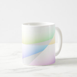 Caneca De Café Pastel Triangles Coffee Mug