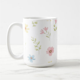 Caneca de Café Pastel Wildflower Meadow - Água Flo
