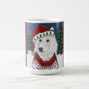 Caneca De Café Pastor Alemão Branco