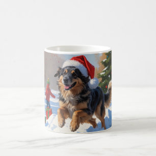 Caneca De Café Pastor anatólico Natal Neve Festiva
