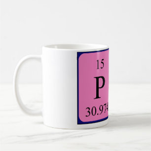 Caneca De Café Pat periódica mesa name mug