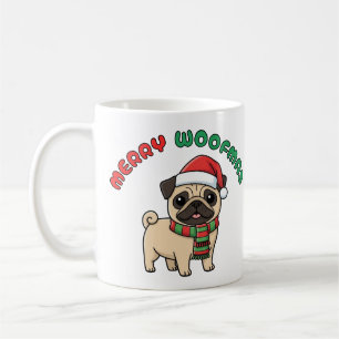 Caneca De Café Pata de Natal Mug: Feliz Woofmas
