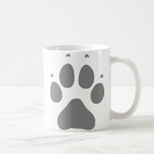 Caneca De Café Pata do lobo