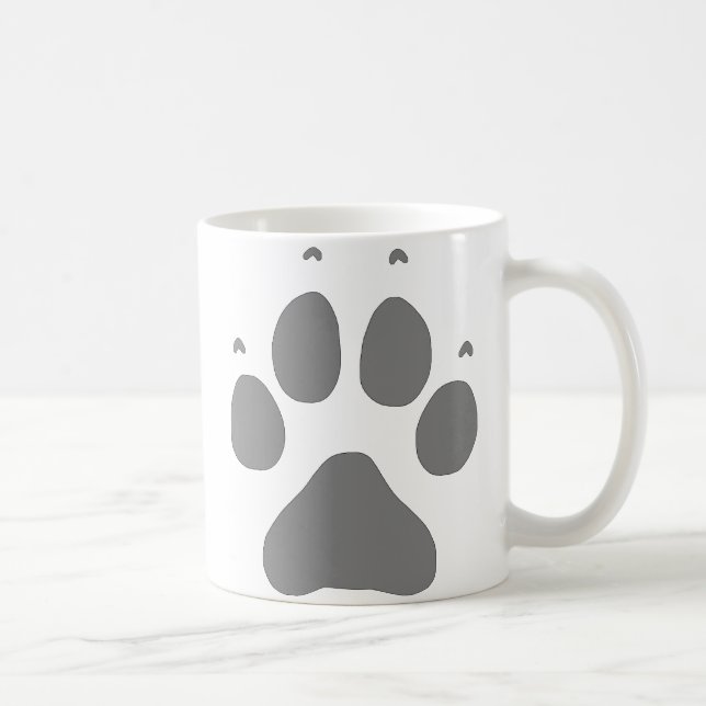 Caneca De Café Pata do lobo (Direita)