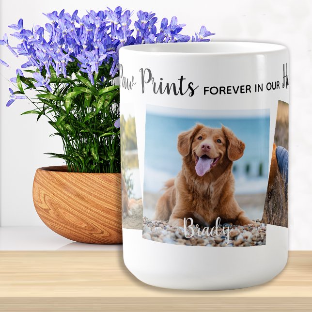 Caneca De Café Pata Personalizada Imprime Boas Cachorros Memorial (Criador carregado)