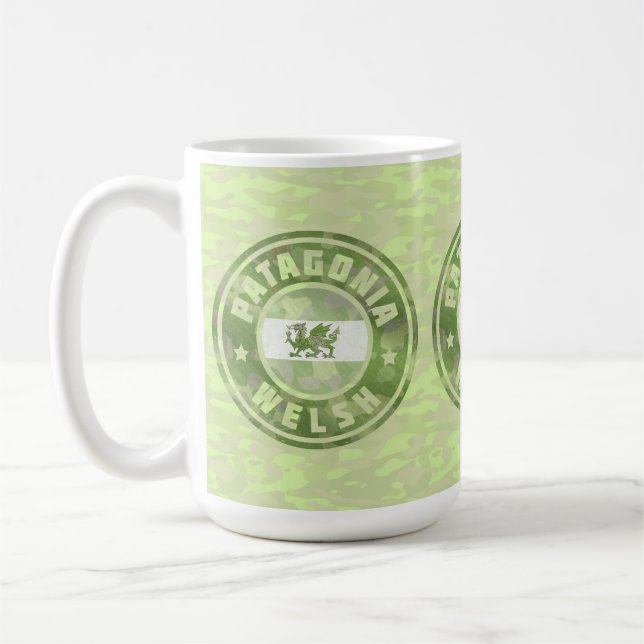 Caneca De Café Patagonia Welsh Camo Flag (Esquerda)