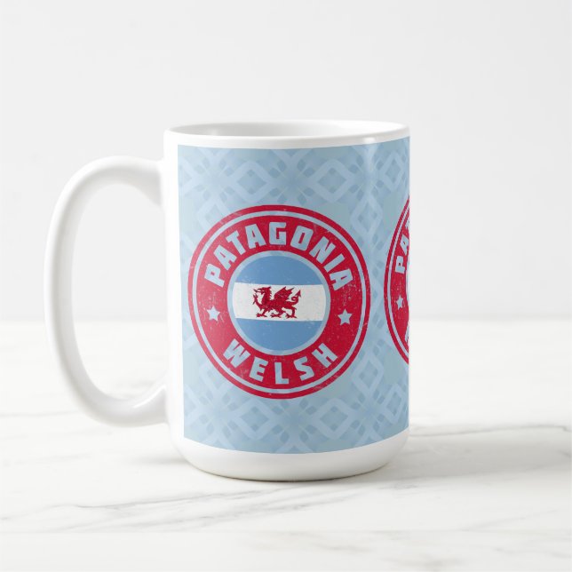 Caneca De Café Patagonia Welsh Flag (Esquerda)