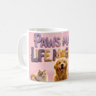 Caneca De Café Patas, Amante de Cachorro Gato Filhote Pet Fofo