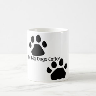 Caneca De Café Patas do cão, o café grande dos cães