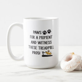 Caneca De Café Patas e Testemunhas Estes Prós de Esteira