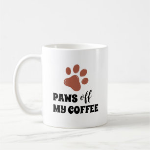 Caneca De Café Patas Fora do Meu Café – Citação Engraçada de Café