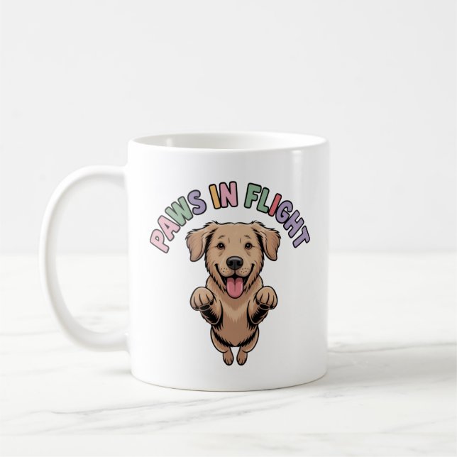 Caneca De Café Patas no Cão de Voo (Esquerda)