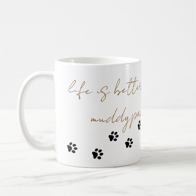 Caneca de Café Patas Sujas (Esquerda)