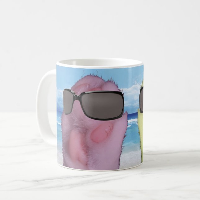Caneca De Café Patas Sunny (Frente Esquerda)