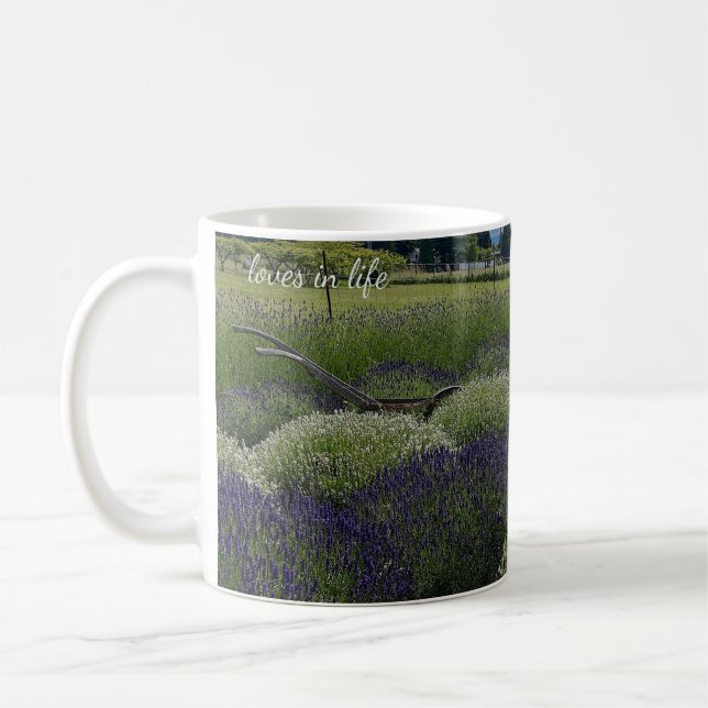 Caneca De Café Patch de Lavanda do País (Esquerda)