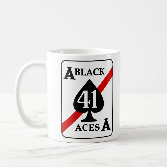Caneca De Café Patch VFA-41 VF-41 Black Aces (Esquerda)
