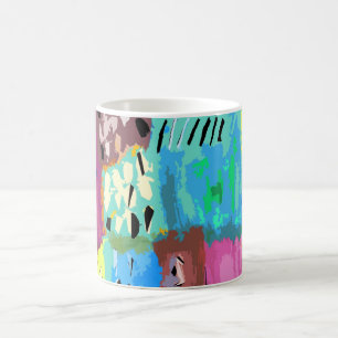 Caneca De Café Patches coloridos