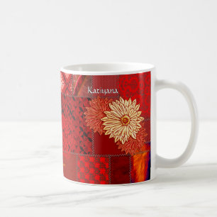 Caneca De Café Patches em vermelho (Mug Personalizado)