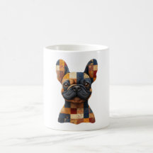 Patchwork French Bulldog Mug