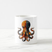 Patchwork Octopus Mug