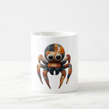 Patchwork Spider Mug