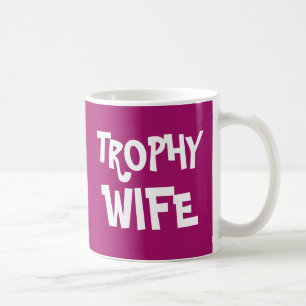 CANECA DE CAFÉ PATENTE DE CAFÉ MUG DA TROPHY WIFE