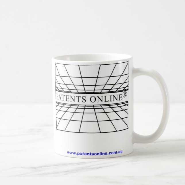 Caneca De Café Patentes em linha (Direita)