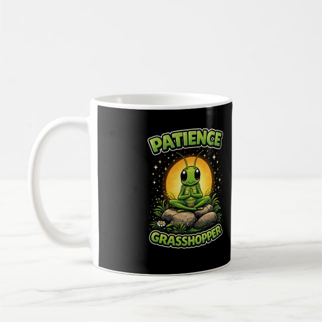 Caneca De Café Patience Grasshopper (Esquerda)