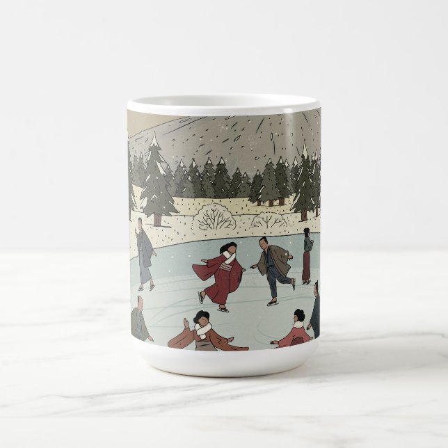 Caneca De Café Patinação no Gelo Sazonal (Centro)