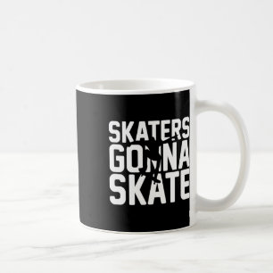 Caneca De Café Patinador Divertido Skaters Vão Patinar 