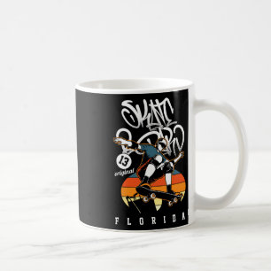 Caneca De Café Patinador Flórida Skateboarding Skate