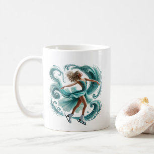 Caneca De Café Patinador no Gelo 