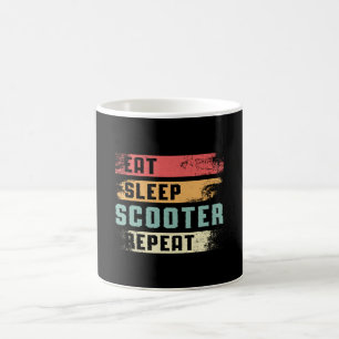 Caneca De Café Patinete Driver E-Patinete Escooter Stunt Vintage