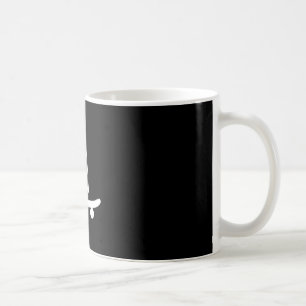 Caneca De Café Patinete fantasma preguiçoso skateboarding engraça