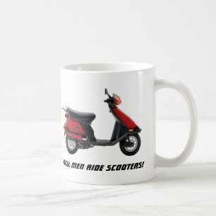 Caneca De Café Patinetes reais do passeio dos homens!