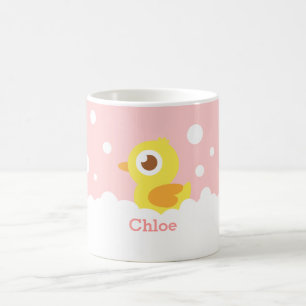 Caneca De Café Patinho de Borracha Fofo em Banho de Espuma para M