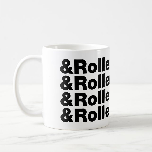Caneca De Café & Patins de Rolimã (Esquerda)