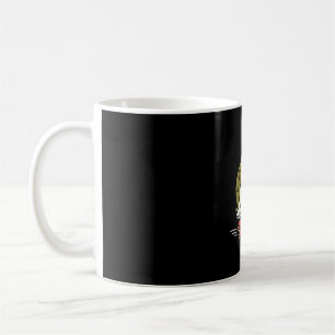 Caneca De Café Patins Ghost Turtle Design de Halloween_1