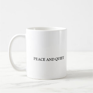 CANECA DE CAFÉ PÁTIO TRASEIRO, PAZ E SILÊNCIO