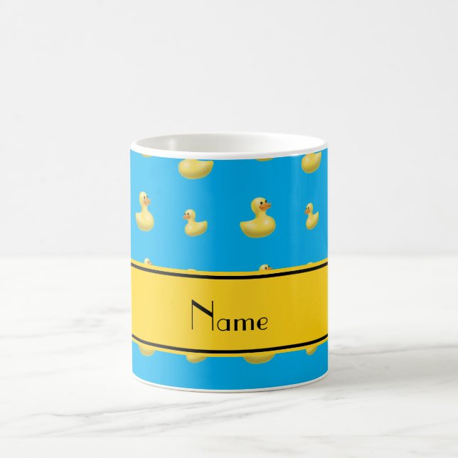 Caneca De Café Pato amarelo conhecido feito sob encomenda da (Centro)