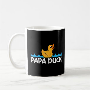 Caneca De Café Pato Cortado Para Pais Homens Aves Aquáticas